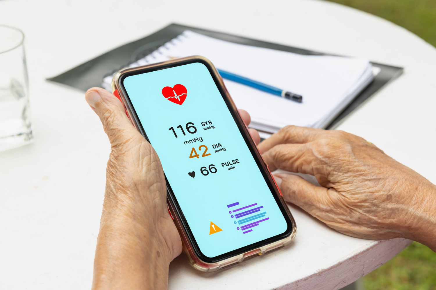 health app on phone