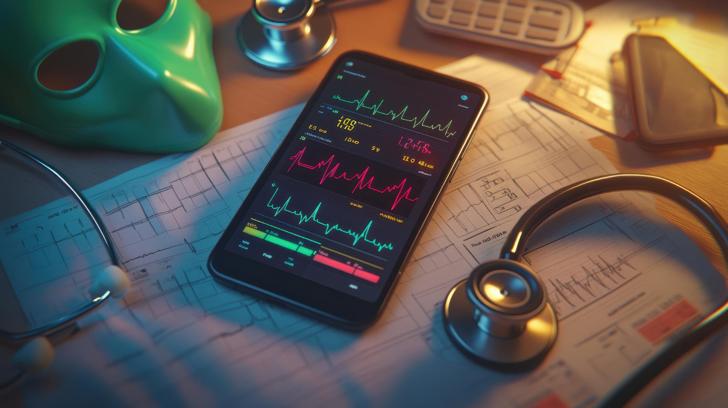 phone with medical app