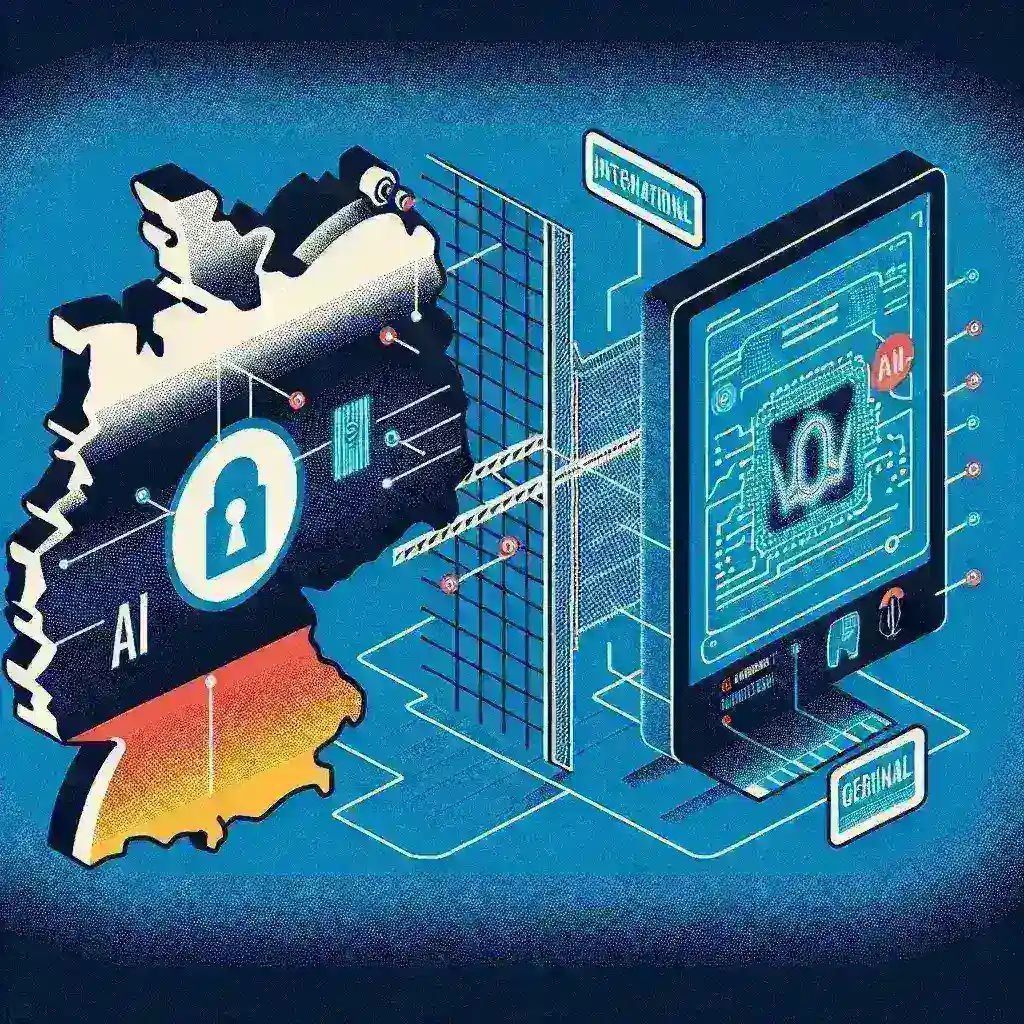 "Germany orders Apple and Google to remove DeepSeek AI app from their stores amid privacy concerns, showcasing government action on AI technology regulation."