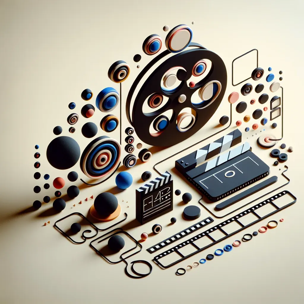 "Example of stylish typography for video titles showcasing a variety of fonts and design styles, emphasizing visual impact in video content creation."