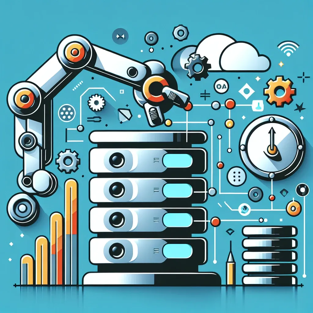 "Automated database backup tools interface on a computer screen, showcasing software options for seamless data protection and management."